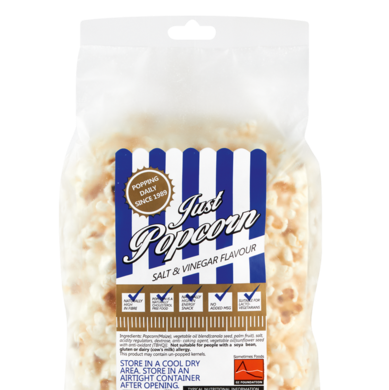 Just Popcorn Salt Vinegar 10 x 65g
