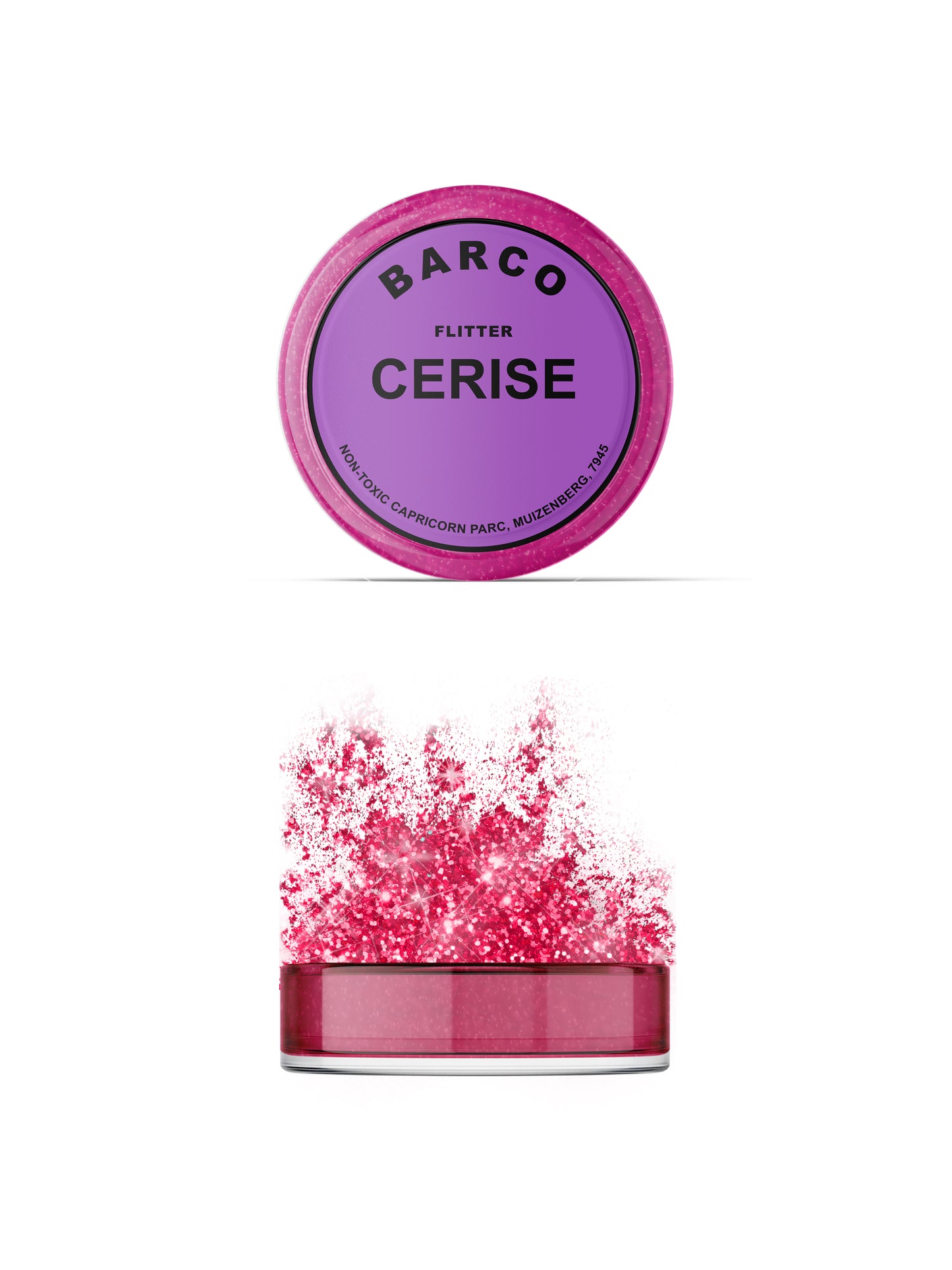 Barco Cerise Flitter Glitter 10ml (Purple Label)