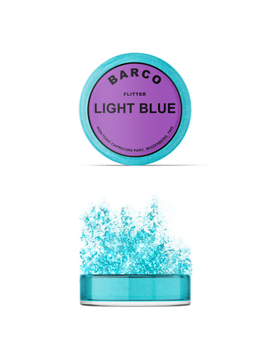 Barco Light Blue Flitter Glitter 10ml (Purple Label)