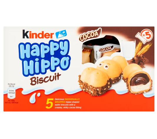 Kinder T5 Happy Hippo Choc Cocoa 10 x 103.5g