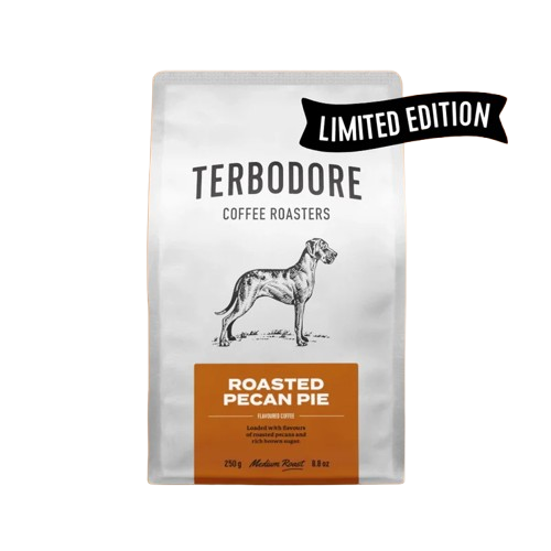 Terbodore Roasted Pecan Nut Pie Flavoured Range Coffee 250g
