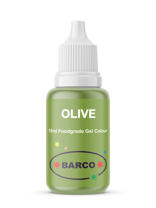 Barco Olive Gel Food Colour 15ml