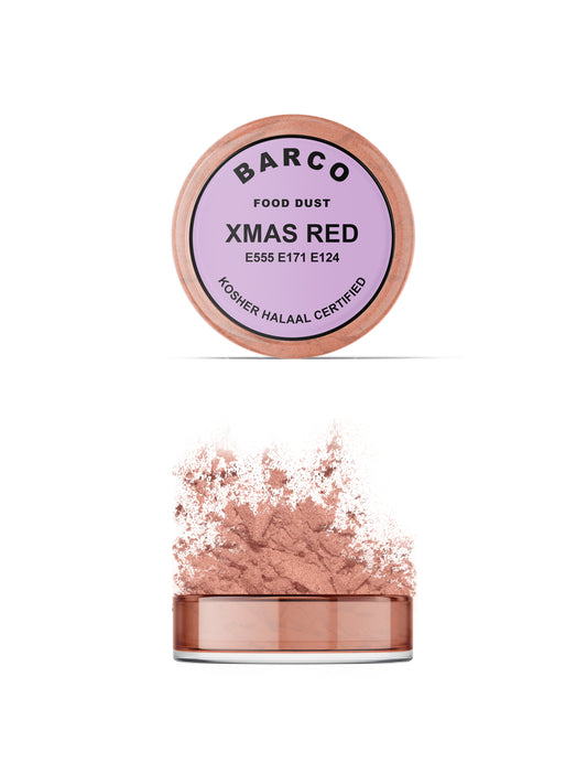 Barco Xmas Red Pearly Dust 10ml (Lilac Label)