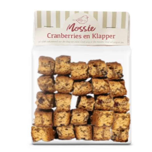 Mossie - Cranberry & Coconut Rusks 600g