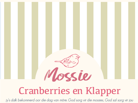 Mossie - Cranberry & Coconut Rusks 600g