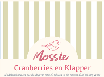 Mossie - Cranberry & Coconut Rusks 600g