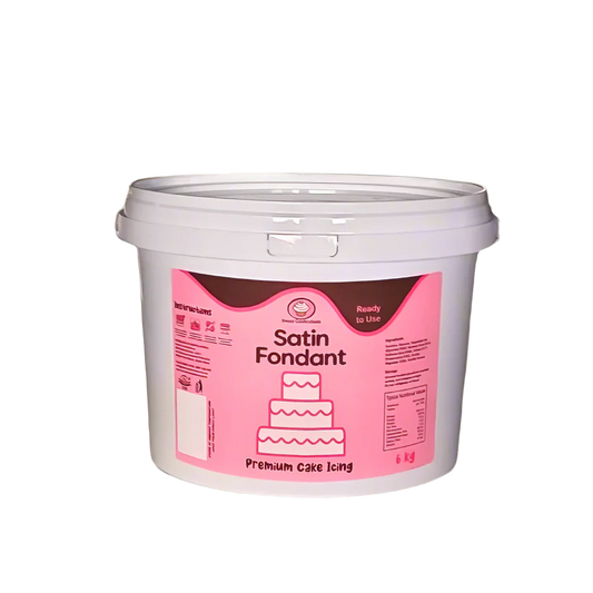 Sweet Celebration Satin Fondant 6kg - White