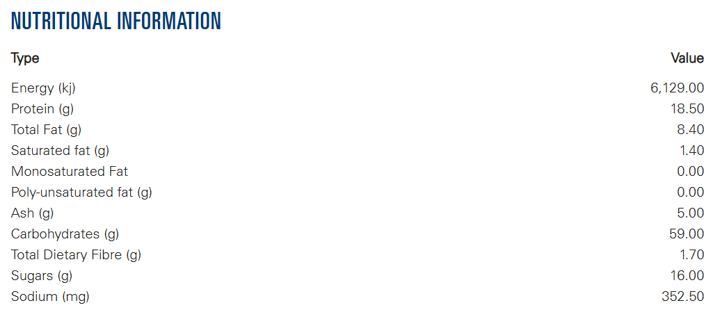 Bakels Strawberry Mousse Powder